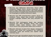 GMNI Bawa 5 Tuntutan Di DPR Bersama Rakyat
