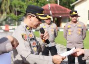 Polres Simeulue Gelar Latihan TWG, TFG Dan Sispam Mako Antisipasi Unjuk Rasa