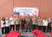 Polres Tanjungbalai Gelar Donor Darah Sambut HUT ke-74 Humas Polri