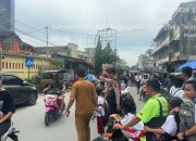 Jaga Keamanan Kota, Sat Samapta Polres Tanjung Balai Lakukan Patroli Kota