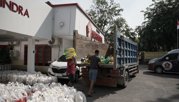 Gerindra Sumut Kembali Bantu Korban Banjir di Langkat, 1000 Paket Dikirim ke Besitang