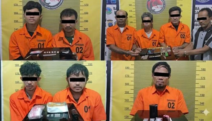 Satresnarkoba Polres  Sibolga Sikat 4 Kasus Narkoba, 9 Pelaku Diciduk, AKP A.M. Purba Tegaskan Komitmen Berantas Peredaran Narkoba di wilayah kota Sibolga