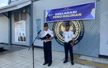 Lewat Penandatanganan Ikrar Bersama Rutan Ambon Perkuat Komitmen Zero HALINAR
