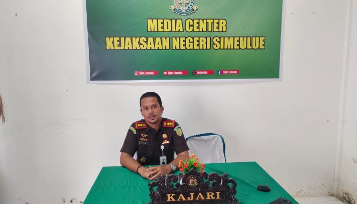 Kejari Simeulue Buka Suara! 5 Kasus Lama Masih Berjalan, Baitul Mal Masuk Tahap Pendalaman