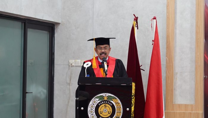 Kajati Sumatera Utara Dampingi PLT. Wakil Jaksa Agung R.I Pada Orasi Ilmiah Di Universitas Sumatera Utara