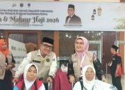 Kakan Kemenhaj Kota medan H.Muhammad Bambang Iriawan Hutasuhut.S.Ag Sapa Calhaj Yang resti