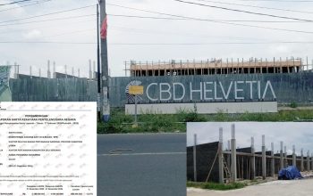 Pembangunan Ruko CBD Helvetia Dihentikan, Kasatpol PP Deli serdang : Harus Ada PBG Baru Bangun, Kakantah Pemilik Harta 5, 29 Miliar Bungkam Atas Peralihan Lahan Dari Eks HGU PTPN II