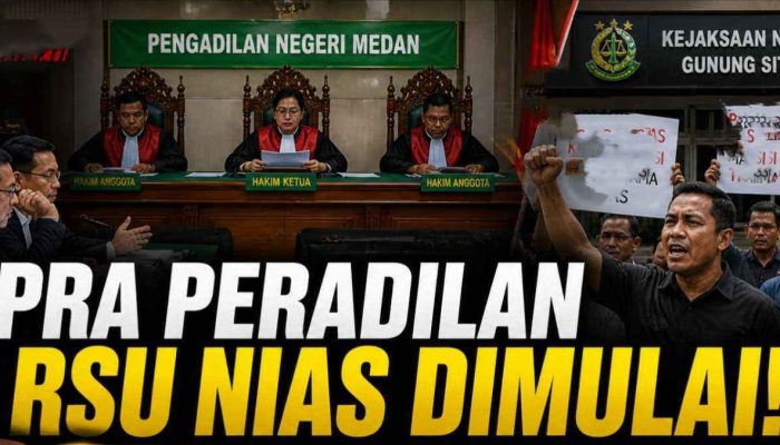 Sidang Pra Peradilan Dugaan Korupsi RSU Pratama Nias Digelar 