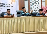Prof.Dr.H.Nispul Khoiri. M.Ag Sampaikan Pembekalan Kepada  Petugas Haji, Karu dan Karom Kloter 11