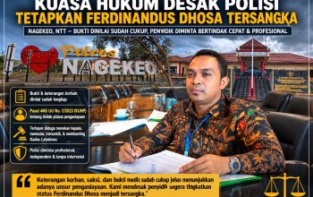 Kuasa Hukum:  Polisi Harus Tetapkan Ferdinandus Dhosa Tersangka Kasus Dugaan Penganiayaan Kades Labolewa Karna mencukupi Alat Bukti
