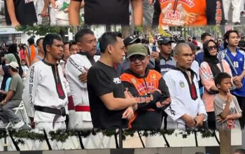 130 Atlet Tarung Derajat Kota Medan Pukau Pengunjung CFD Lapangan Merdeka, Bobby OZ: Menuju Porprov Sumut