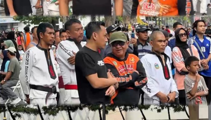 130 Atlet Tarung Derajat Kota Medan Pukau Pengunjung CFD Lapangan Merdeka, Bobby OZ: Menuju Porprov Sumut