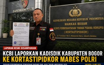 KCBI Laporkan Kadisdik  ke Kortastipidkor Mabes Polri  Dugaan Pengadaan Barang Dan Jasa  Ratusan Milyar
