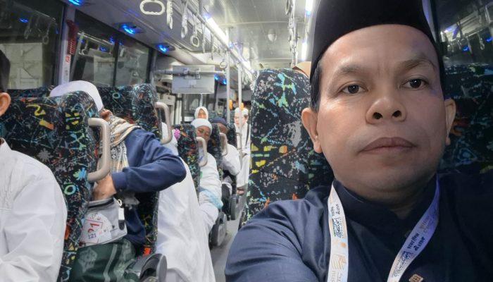 Ketua Kloter 16 Alfian  Pinem.SE, Sampaikan Persiapan Menuju Armuzna,Jammah Di Himbau Fokus Ibadah