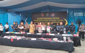 Tim Gabungan Polrestabes Medan Ungkap 142 Kasus Kejahatan Jalanan dan 178 Tersangka 