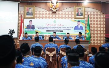 CPNS Formasi 2024 Dilantik, Kakanwil Kemenagsu: Kerja Integritas, Disiplin, Profesional, dan Junjung