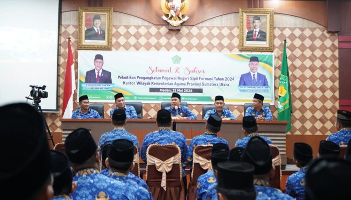 CPNS Formasi 2024 Dilantik, Kakanwil Kemenagsu: Kerja Integritas, Disiplin, Profesional, dan Junjung