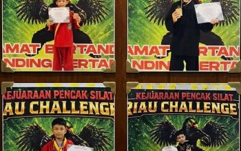 Kejuaraan Pencak Silat Riau Challenge 2 Piala Kemenpora, Siswa MIN 5 Borong 4 Mendali