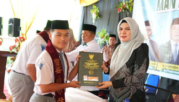 Alumni MAN 2 Labura Fachri Al Azizi Siregar Lulus Universitas Al-Azhar Kairo 