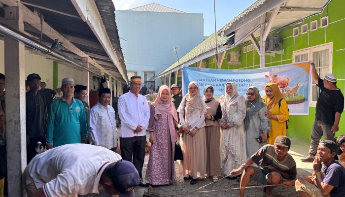 Kepala Kantor Kementerian Agama Kota Medan Dr.H.Impun Siregar.MA Tahun Ini Kemenag Kota Medan  Sembelih 21 Ekor Sapi