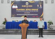 Wakil Bupati Nias Utara Yusman Zega Ambil Sumpah 16 Orang Kepala Sekolah Se Kabupaten Nias Utara 