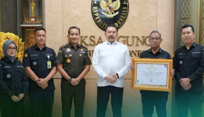 Kejaksaan Agung RI Raih Penghargaan Kategori Sangat memuaskan Dari  ANRI