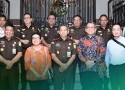 Wakajati Sumut  Eko Adhyaksono, SH.,MH Terima Audensi  Badan Strategi Kebijakan Diklat MA RI Dalam Rangka Memperkuat Landasan Hukum Penyitaan Aset Lintas Negara