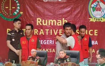 Kejaksaan Tinggi Sumut Terapkan RJ Perkara Penganiayaan Di Kejari Toba Antara Bona Parte Simangunsong Dengan Jefri Kriston Tambunan 