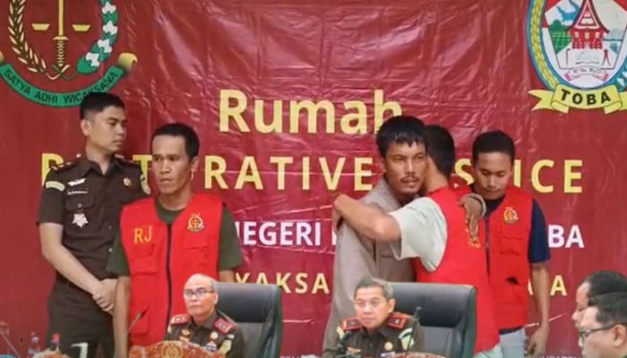 Kejaksaan Tinggi Sumut Terapkan RJ Perkara Penganiayaan Di Kejari Toba Antara Bona Parte Simangunsong Dengan Jefri Kriston Tambunan 