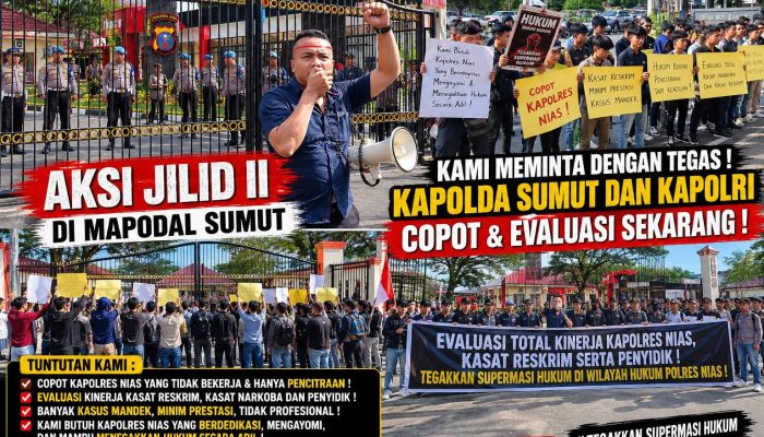 DPPPN  Siap Gelar Aksi Jilid II Di Mapolda Sumut,Desak Evaluasi Kinerja Polres Dan Penuntasan Berbagai Kasus Krusial Di Polres Nias 