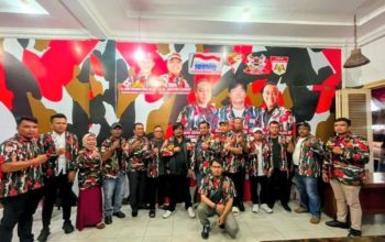 Jelang pelantikan, Markas Daerah (Mada) Laskar Merah Putih (LMP) Sumatera Utara menggelar rapat koordinasi dan konsolidasi Organisasi