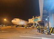 Kloter Satu Debarkasi Medan Tiba Di Tanah Air, Kanwil Kemenhaj Dan Sekda Pemprovsu Sambut Kepulangan Jemaah Haji