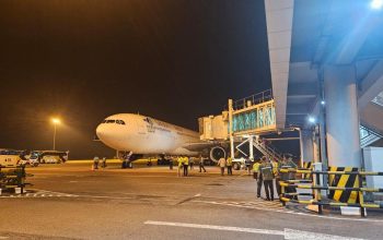 Kloter Satu Debarkasi Medan Tiba Di Tanah Air, Kanwil Kemenhaj Dan Sekda Pemprovsu Sambut Kepulangan Jemaah Haji