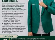 PC HIMMAH KOTA MEDAN DUKUNG POLDA-SU COPOT KASAT NARKOBA POLRES LANGKAT.