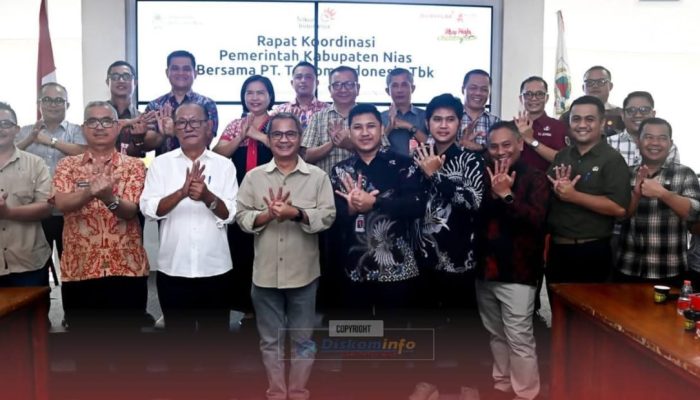 Pemkab Nias Rakor Bersama dengan PT Telkom Indonesia