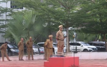 Pemkab Nias Laksanakan Upacara Bendera 