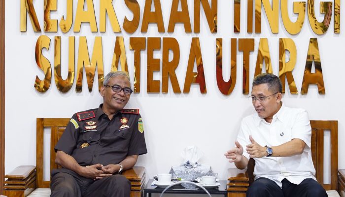 Kejatisu Muhibuddin SH.MH Terima Audensi Direktur PT.Hutama Karya ( Persero) “Bahas Isu Strategis Terkait Pembangunan Infrastruktur Di Wilayah Sumatera Utara”