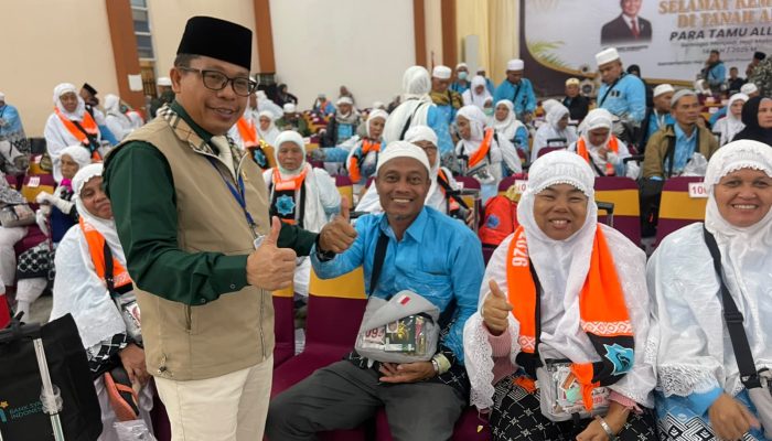 3.591 Jammah Haji Deberkasi Medan Telah Kembali Ke tanah Air,6 orang Meninggal Dunia  Medan
