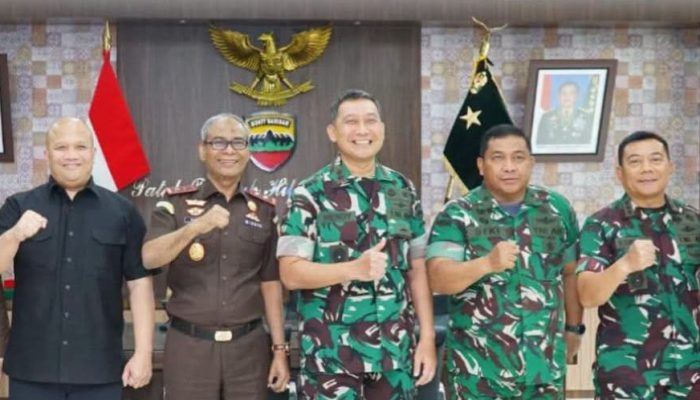 Kajati Sumut Muhibuddin.SH.MH  Silaturahmi Dengan Komando Daerah Militer 1 Bukit Barisan