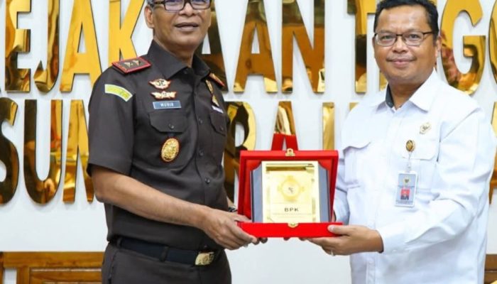 Kepala Kejaksaan Tinggi Sumut Muhibuddin SH.MH Terima Audensi Dari BPK Perwakilan Sumut