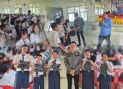 Tim Kejari Nias Selatan Melalui Bidang Intelejen laksanakan Bimbingan Hukum Ke Sekolah Tentang Bahaya Narkoba