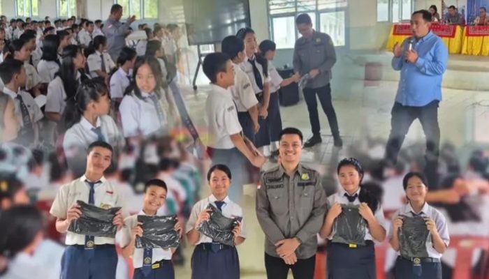 Tim Kejari Nias Selatan Melalui Bidang Intelejen laksanakan Bimbingan Hukum Ke Sekolah Tentang Bahaya Narkoba