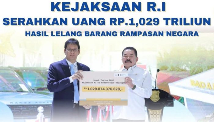 Kejatisu Muhibuddin SH.MH Dan Asisten Pema Kejatisu Ronald H.Bakarra.SH.MH Mengikuti Zoom Virtual Penyerahan Hasil Lelang Barang Rampasan Negara Oleh Kejagung RI 