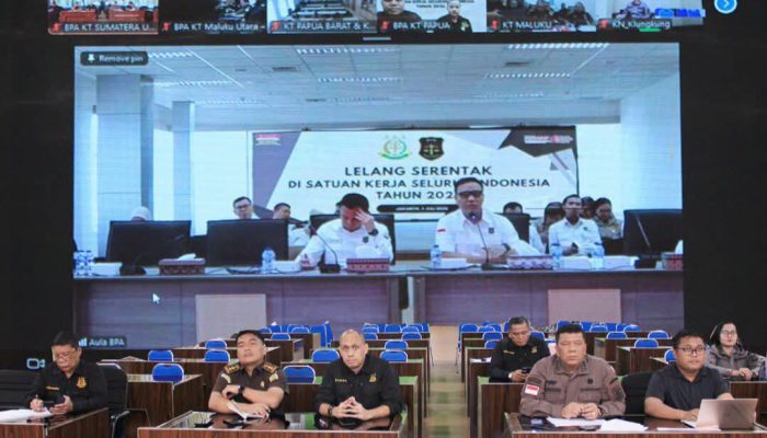 Asisten Pemulihan Aset Kejati Sumut Ronald H Bakkara, SH.,MH Saat Mengikuti Rapat Virtual  Menyambut Harlah Kejaksaan Ke 81, BPA Akan Melaksanakan Lelang Aset Serentak Seluruh Kejaksaan Se Indonesia