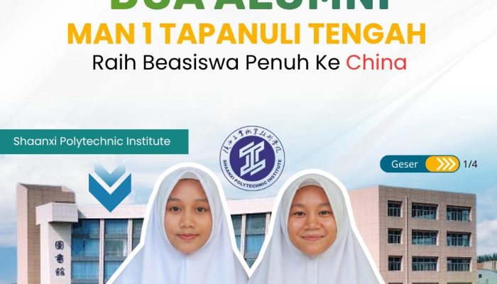 Dua Alumni MAN 1 Tapanuli Tengah Raih Beasiswa Penuh ke China