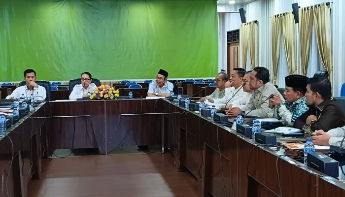 Gerak Cepat Percepatan Pendaftaran Tanah Wakaf, Kanwil Kemenag Sumut dan Lintas Instansi Bahas Draf MoU 
