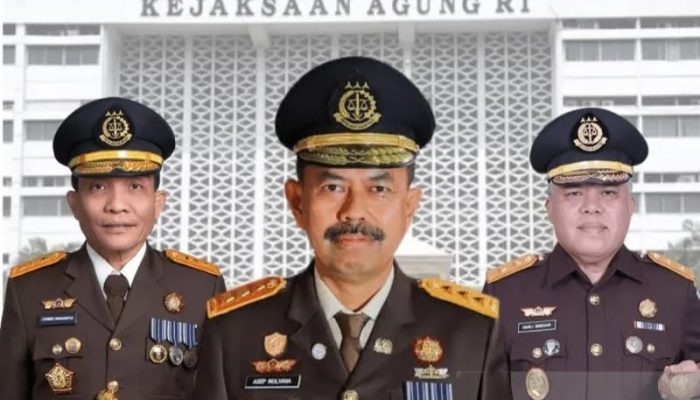 Dr.Asep Mulyana.SH.M.Hum Wakil Jaksa Agung, Leo Simanjuntak Jampidum dan Harli Siregar.SH.M.Hum  Kabadiklat, Mantan Pejabat Kejatisu Jadi Bintang