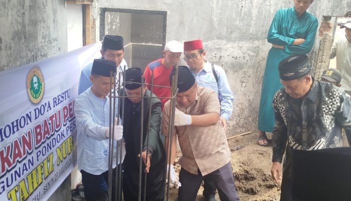 H. Sugiat Santoso Hadiri Peletakan Batu Pertama Pembangunan Pondok Pesantren Dai & Tahfiz Nur Asyqi