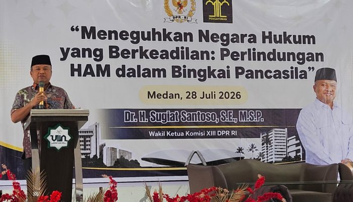 Kementerian Hukum dan Komisi XIII DPR RI Gelar Sosialisasi Hukum di UIN Sumatera Utara, Tegaskan Bahaya Main Hakim Sendiri