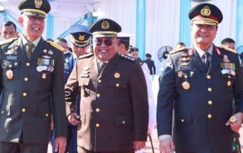 Aspidum Kejatisu Suhendri.SH.MH Mewakili Kejatisu  Dalam Peringatan HUT Bhayangkara ke -80 Tahun Di Lapangan Mapolda Sumut 